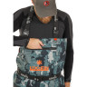 Полукомбинезон забродный NORFIN PILOT CAMO BOOTFOOT р.41-S с сапогами резина 83400-41-S